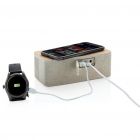 Tarwestro 5W speaker met draadloze oplader, bruin - 3