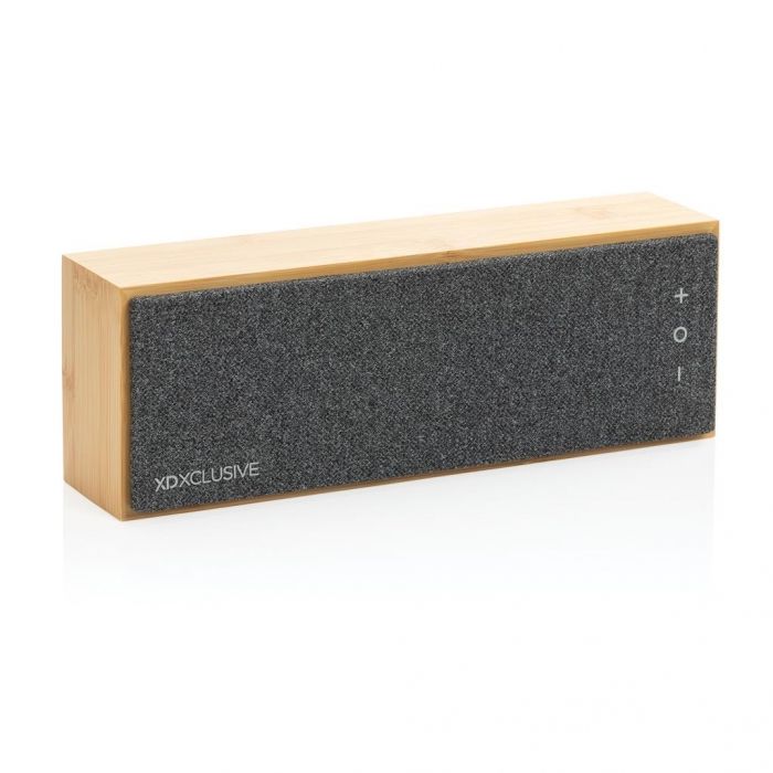 Wynn 10W bamboe draadloze speaker, bruin - 1