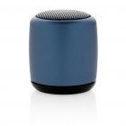 Mini aluminium draadloze speaker, blauw - 3