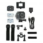 Action camera inclusief 11 accessoires, zwart - 2