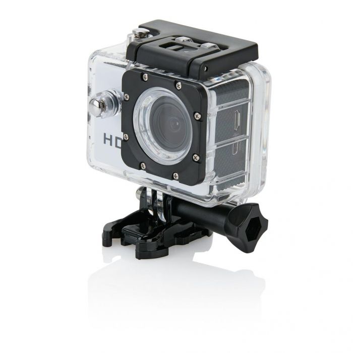 Action camera inclusief 11 accessoires, wit - 1
