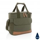 Impact AWARE™ 16 oz. recycled canvas koeltas, groen