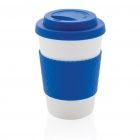 Herbruikbare koffiebeker 270ml, blauw