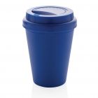 Herbruikbare dubbelwandige koffiebeker 300ml, blauw - 1