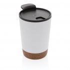 Kurk koffiebeker, wit - 1