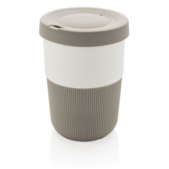 PLA cup coffee to go 380ml, grijs - 1