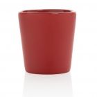 Keramische moderne koffiemok, rood - 3