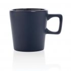 Keramische moderne koffiemok, donkerblauw - 2