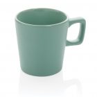 Keramische moderne koffiemok, groen