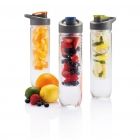 Waterfles met infuser, blauw - 1