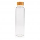 Borosilicaatglas fles met PU sleeve, zwart - 2