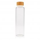Borosilicaatglas fles met PU sleeve, wit - 2