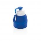 Opvouwbare siliconen sport fles, blauw - 2