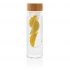 Infuserfles met bamboe dop, transparant - 3