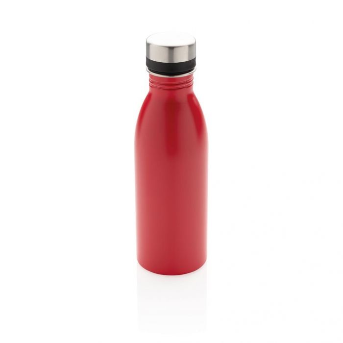 Deluxe RVS water fles, rood - 1