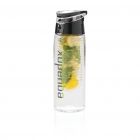 Afsluitbare waterfles met infuser, transparant - 2