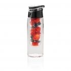 Afsluitbare waterfles met infuser, transparant - 3