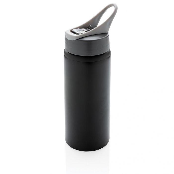 Aluminium sportfles, zwart - 1