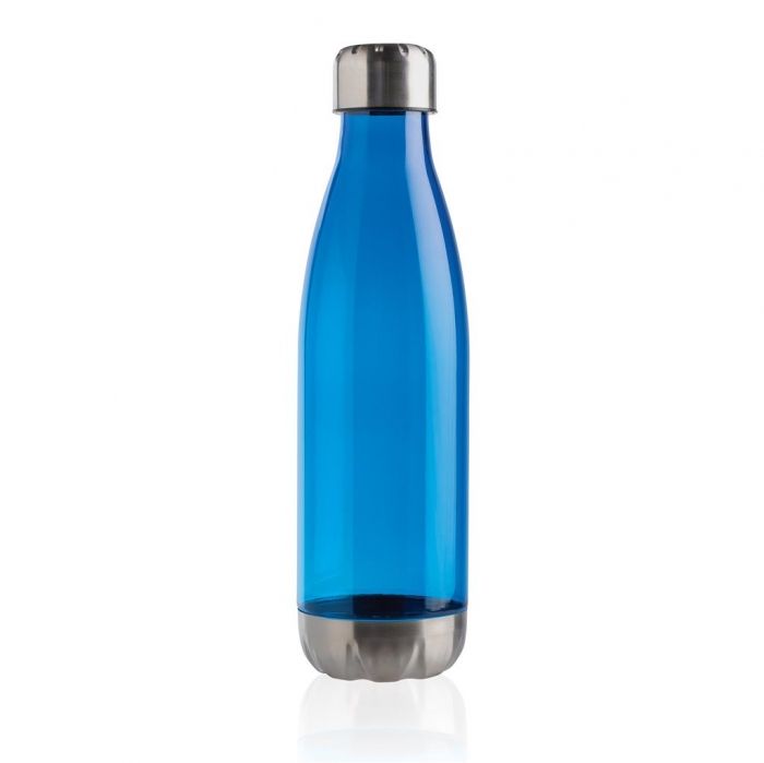 Lekvrije waterfles met rvs dop, blauw - 1