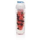 Waterfles met infuser, blauw - 1