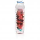 Waterfles met infuser, blauw - 2