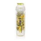Waterfles met infuser, groen - 2