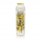 Waterfles met infuser, groen - 2