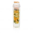 Waterfles met infuser, oranje - 2