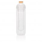 Waterfles met infuser, oranje - 4