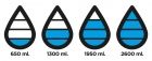Aqua hydratatie tritan fles, blauw - 4