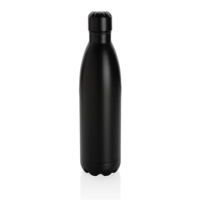 Unikleur vacuum roestvrijstalen fles 750ml, zwart - 1