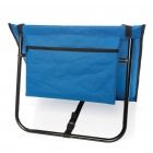 Opvouwbare strand loungestoel, blauw - 2