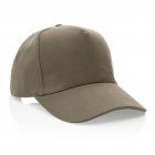 Impact 5 panel 280gr recycled katoenen cap met AWARE™ tracer