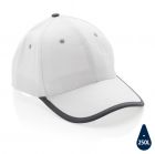 Impact AWARE ™ 6 panel cap van geborsteld katoen met bies, w