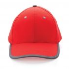 Impact AWARE ™ 6 panel cap van geborsteld katoen met bies, r - 2