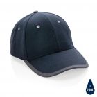 Impact AWARE ™ 6 panel cap van geborsteld katoen met bies, d