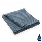 Impact AWARE™ Polylana® gebreide sjaal 180x25cm, blauw