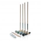 Houten croquet set, bruin