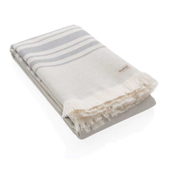 Ukiyo Yumiko AWARE™ Hamam Handdoek 100x180cm, grijs - 1