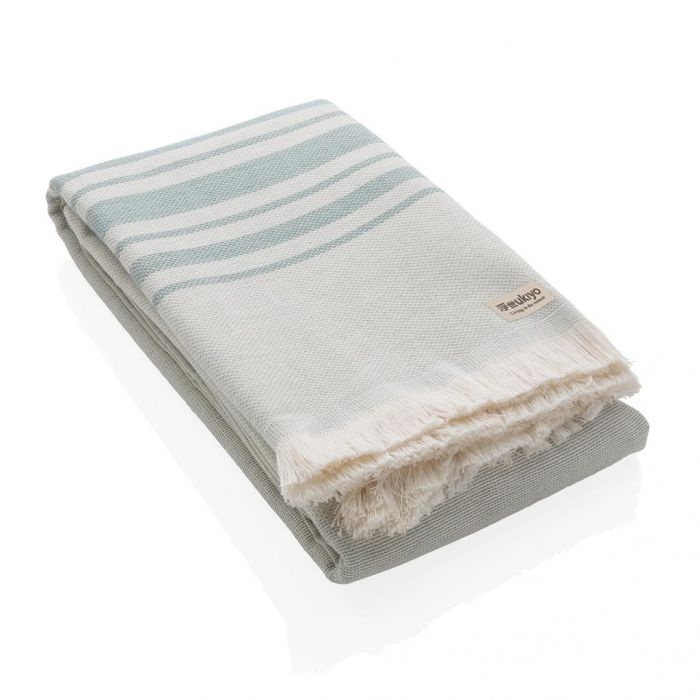 Ukiyo Yumiko AWARE™ Hamam Handdoek 100x180cm, groen - 1