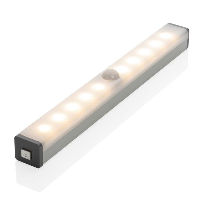 USB-oplaadbare bewegingssensor LED-licht medium, zilver - 1