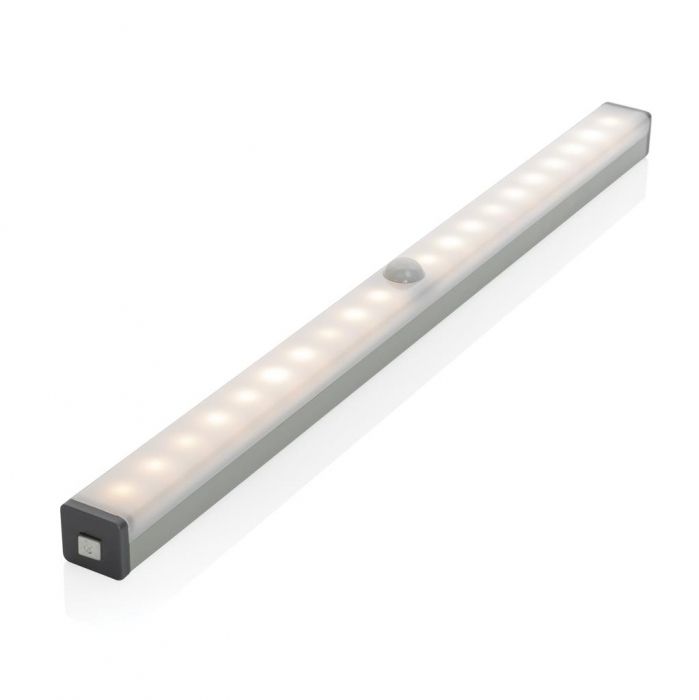 USB-oplaadbare bewegingssensor LED-lamp groot, zilver - 1