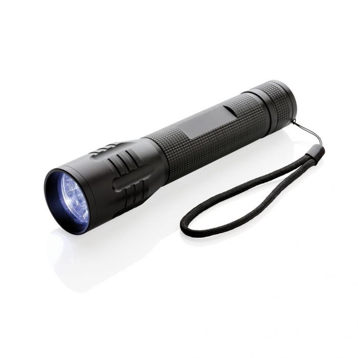 3W CREE zaklamp groot, zwart - 1