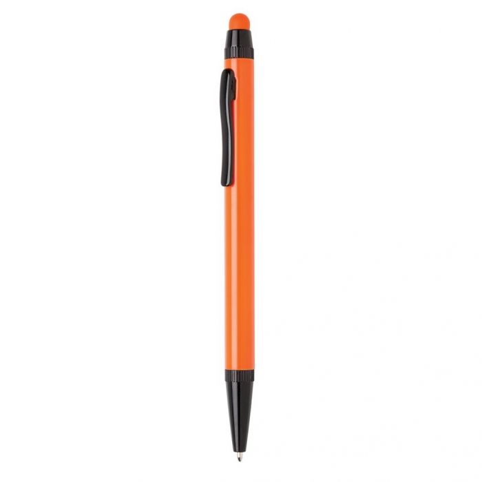 Aluminium touchscreen pen, oranje - 1
