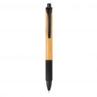 Bamboe & tarwestro pen, zwart - 3