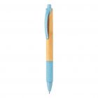 Bamboe & tarwestro pen, blauw