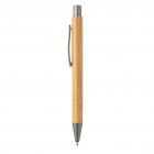 Slim design bamboe pen, bruin - 2