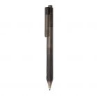 X9 frosted pen met siliconen grip, zwart