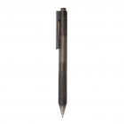 X9 frosted pen met siliconen grip, zwart - 3