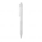 X9 frosted pen met siliconen grip, wit - 3